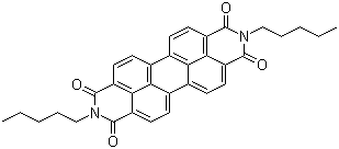 N,N'-Dipentyl-3,4,9,10-perylenedicarboximide molecular structure (CAS 76372-75-3)