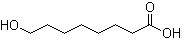 structure of CAS# 764-89-6, 8-Hydroxycaprylic acid;8-Hydroxyoctanoic acid