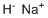 Sodium hydride  molecular structure (CAS 7646-69-7)