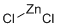 structure of CAS# 7646-85-7, Zinc chloride;dichlorozinc