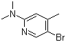 structure of CAS# 764651-68-5, 5-Bromo-N,N,4-trimethyl-2-pyridinamine;5-Bromo-2-(dimethylamino)-4-methylpyridine