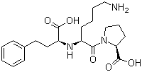 Lisinopril molecular structure (CAS 76547-98-3)
