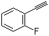 structure of CAS# 766-49-4, 2-Fluorophenylacetylene;1-Ethynyl-2-fluorobenzene