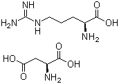 结构式 CAS# 7675-83-4, L-精氨酸 L-天门冬氨酸