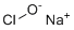 Sodium hypochlorite molecular structure (CAS 7681-52-9)