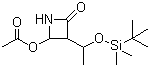 structure of CAS# 76855-69-1, (3S,4R)-4-Acetoxy-3-[(R)-1-(tert-butyldimethylsilyloxy)ethyl]azetidin-2-one