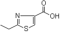 structure of CAS# 769124-05-2, 2-Ethylthiazole-4-carboxylic acid;2-Ethyl-4-thiazolecarboxylic acid