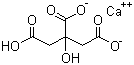 Calcium citrate molecular structure (CAS 7693-13-2)