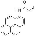 N-(1-Pyrenyl)iodoacetamide molecular structure (CAS 76936-87-3)