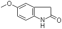 structure of CAS# 7699-18-5, 5-Methylindolin-2-one;5-Methoxy-2-oxindole; 5-Methoxyoxindole; 5-Methoxy-1,3-dihydro-2H-indol-2-one