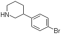 结构式 CAS# 769944-72-1, 3-(4-溴苯基)哌啶