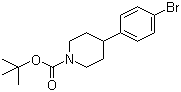 结构式 CAS# 769944-78-7, 1-N-叔丁氧羰基-4-(4-溴苯基)哌啶; 4-(4-溴苯基)哌啶-1-羧酸叔丁酯