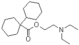 [联环己烷]-1-羧酸 2-(二乙基氨基)乙基酯分子结构 (CAS 77-19-0)