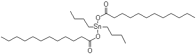 二月桂酸二丁基锡分子结构 (CAS 77-58-7)