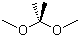 structure of CAS# 77-76-9, 2,2-Dimethoxypropane;Acetone dimethyl acetal