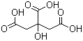 结构式 CAS# 77-92-9, 柠檬酸
