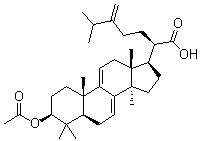 3-O-Acetyldehydroeburicoic acid molecular structure (CAS 77035-42-8)