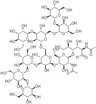 Man8b glycan分子结构 (CAS 77036-51-2)