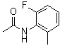 N-(2-氟-6-甲基苯基)乙酰胺分子结构 (CAS 771-45-9)