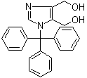 1-(Triphenylmethyl)-1H-imidazole-4,5-dimethanol molecular structure (CAS 77134-74-8)