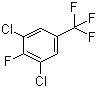 structure of CAS# 77227-81-7, 3,5-Dichloro-4-fluorobenzotrifluoride ;1,3-Dichloro-2-fluoro-5-(trifluoromethyl)-benzene; 3,5-Dichloro-4-fluoro-alpha,alpha,alpha-trifluorotoluene