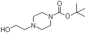 structure of CAS# 77279-24-4, 1-Boc-4-(2-hydroxyethyl)piperazine;4-(2-Hydroxyethyl)piperazine-1-carboxylic acid tert-butyl ester; tert-Butyl 4-(2-hydroxyethyl)piperazine-1-carboxylate