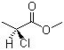 structure of CAS# 77287-29-7, (R)-(+)-Methyl (R)-2-chloropropionate;(R)-(+)-2-Chloropropionic acid methyl ester