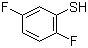 structure of CAS# 77380-28-0, 2,5-Difluorothiophenol;2,5-Difluorobenzenethiol