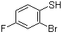 structure of CAS# 773853-92-2, 2-Bromo-4-fluorobenzenethiol