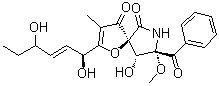Pseurotin D分子结构 (CAS 77409-68-8)