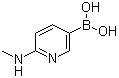结构式 CAS# 774170-15-9, [6-(甲基氨基)-3-吡啶基]硼酸