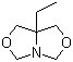structure of CAS# 7747-35-5, 7a-Ethyldihydro-1H,3H,5H-oxazolo[3,4-c]oxazole;5-Ethyl-1-aza-3,7-dioxabicyclo[3.3.0]octane