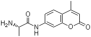结构式 CAS# 77471-41-1, (2S)-2-氨基-N-(4-甲基-2-氧代-2H-1-苯并吡喃-7-基)丙酰胺; L-丙氨酰 4-甲基香豆素-7-胺
