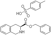 结构式 CAS# 77497-97-3, (S)-(-)-1,2,3,4-四氢-3-异喹啉甲酸苄酯对甲苯磺酸盐
