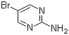 2-Amino-5-bromopyrimidine molecular structure (CAS 7752-82-1)