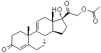 结构式 CAS# 7753-60-8, 阿奈可他乙酸酯