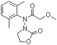 structure of CAS# 77732-09-3, Oxadixyl;N-(2,6-Dimethylphenyl)-2-methoxy-N-(2-oxo-3-oxazolidinyl)acetamide