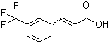 结构式 CAS# 779-89-5, 3-三氟甲基肉桂酸; 间三氟甲基肉桂酸
