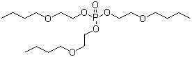 结构式 CAS# 78-51-3, 磷酸三(丁氧基乙基)酯; 丁氧基磷酸三乙酯; TBEP