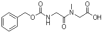 structure of CAS# 7801-91-4, N-Carbobenzyloxyglycylsarcosine;NSC 89181