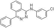 structure of CAS# 78351-75-4, 1-(3-Chloroanilino)-4-phenylphthalazine;1-(3-Chlorophenylamino)-4-phenylphthalazine; MY-5445