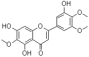 5,7,3'-Trihydroxy-6,4',5'-trimethoxyflavone molecular structure (CAS 78417-26-2)