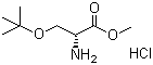 结构式 CAS# 78537-14-1, O-叔丁基-D-丝氨酸甲酯盐酸盐