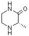结构式 CAS# 78551-38-9, (S)-3-甲基哌嗪-2-酮