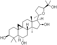 结构式 CAS# 78574-94-4, 环黄芪醇