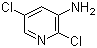 structure of CAS# 78607-32-6, 2,5-Dichloropyridin-3-amine;3-Amino-2,5-dichloropyridine
