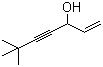 structure of CAS# 78629-20-6, 6,6-Dimethyl-1-hepten-4-yn-3-ol;6,6-Dimethylhept-1-ene-4-yne-3-ol