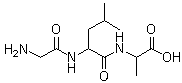 Glycylleucylalanine molecular structure (CAS 78681-93-3)