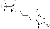 N-[4-(2,5-Dioxo-4-oxazolidinyl)butyl]-2,2,2-trifluoroacetamide molecular structure (CAS 787-87-1)
