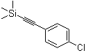 结构式 CAS# 78704-49-1, ((4-氯苯基)乙炔基)三甲基硅烷